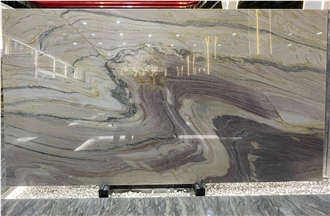 Gold  Aqua Aquarella Aquarello Royal Quartzite Slabs