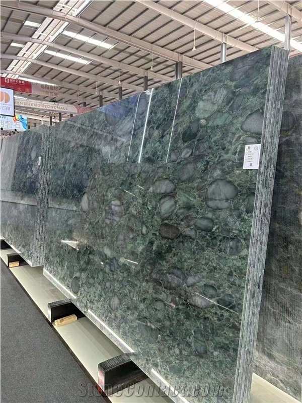 Polished 2.0T Verde Marinace Granite Slabs