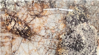 Brazil Pandora Quartzite Stone Slab For Floor Tiles