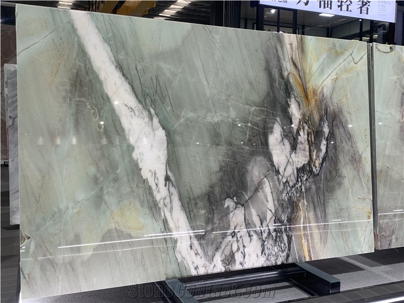 Luxury Natural Tiffany Quartzite Slabs For Interior Design