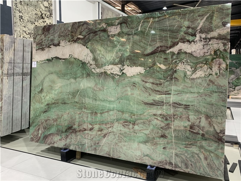 New Amazon Green Granite Slabs For Wall And Floor