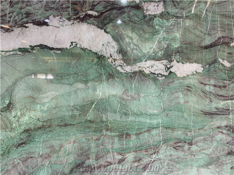 New Amazon Green Granite Slabs For Wall And Floor