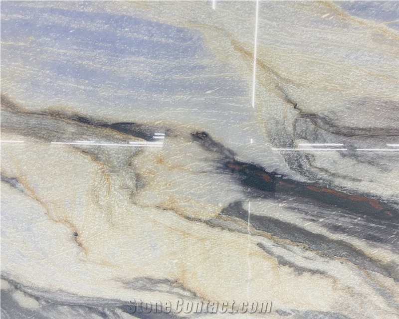 Admiral Blue Quartzite Slabs