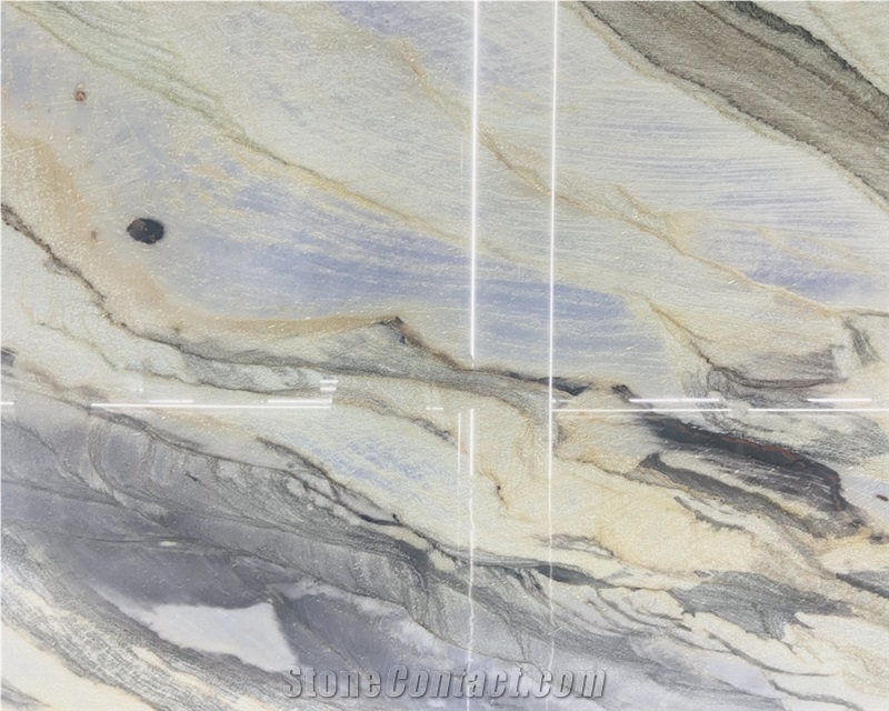 Admiral Blue Quartzite Slabs