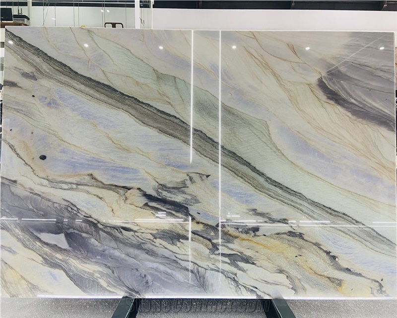 Admiral Blue Quartzite Slabs