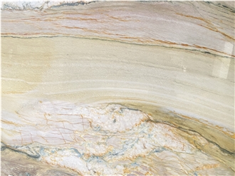 Aquarela Gold Quartzite Slabs