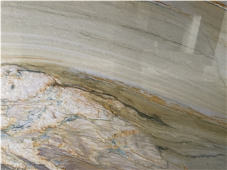 Aquarela Gold Quartzite Slabs