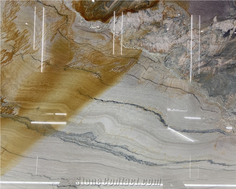 Aquarella Macaubas Quartzite Slabs