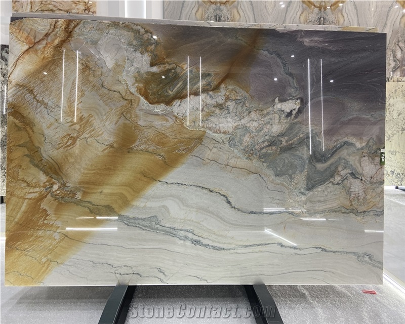 Aquarella Macaubas Quartzite Slabs
