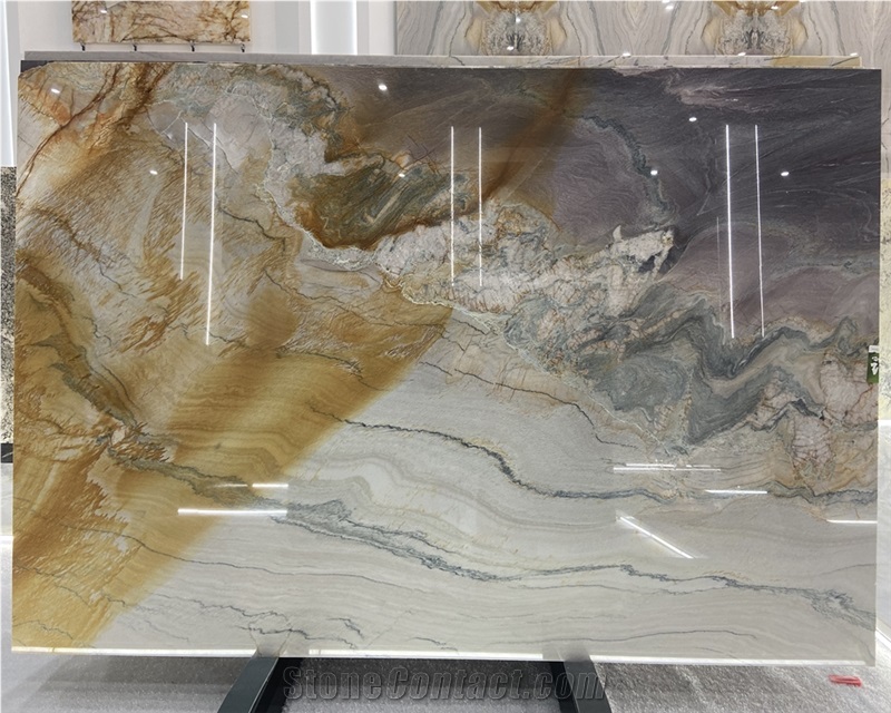 Aquarella Macaubas Quartzite Slabs