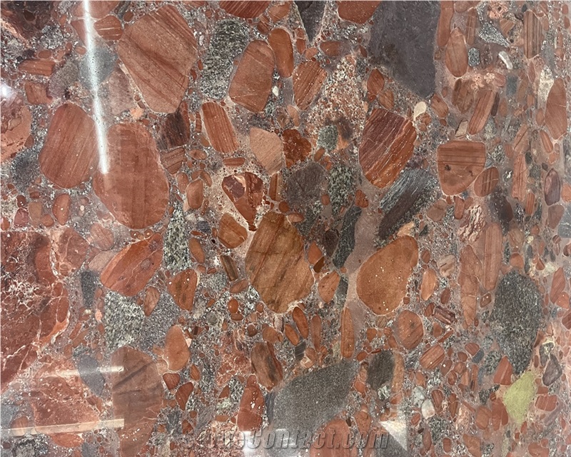 Aquarius Red Granite Slabs
