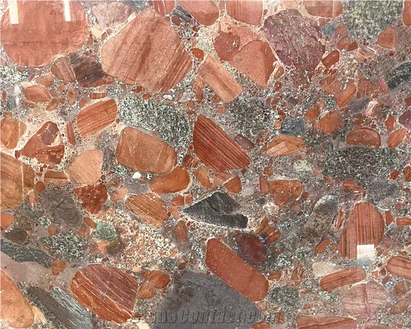 Aquarius Red Granite Slabs