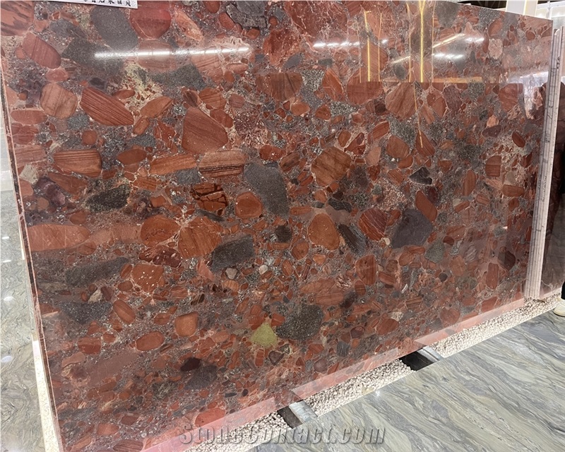 Aquarius Red Granite Slabs
