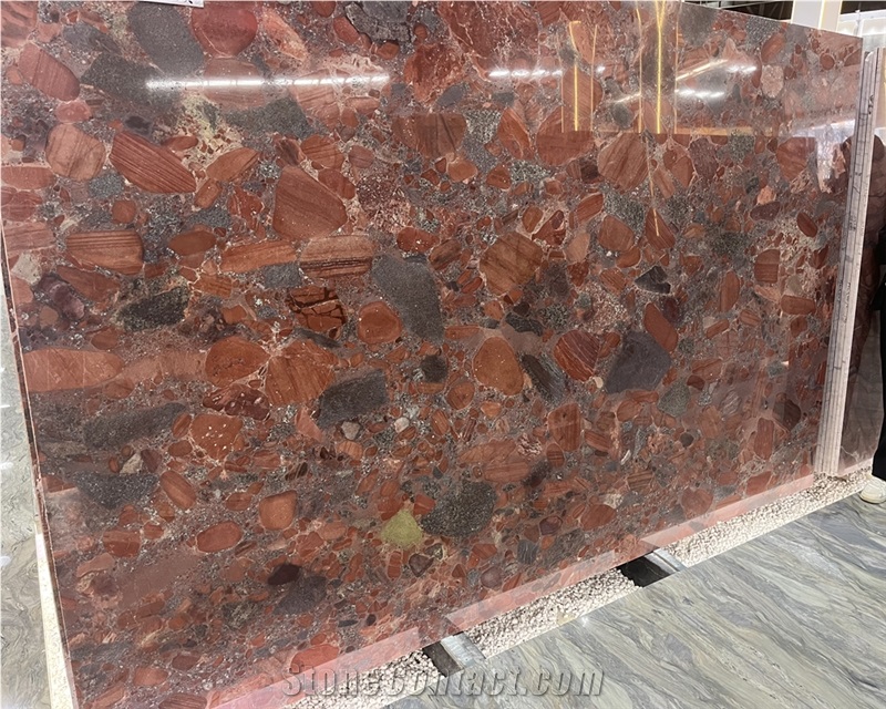 Aquarius Red Granite Slabs