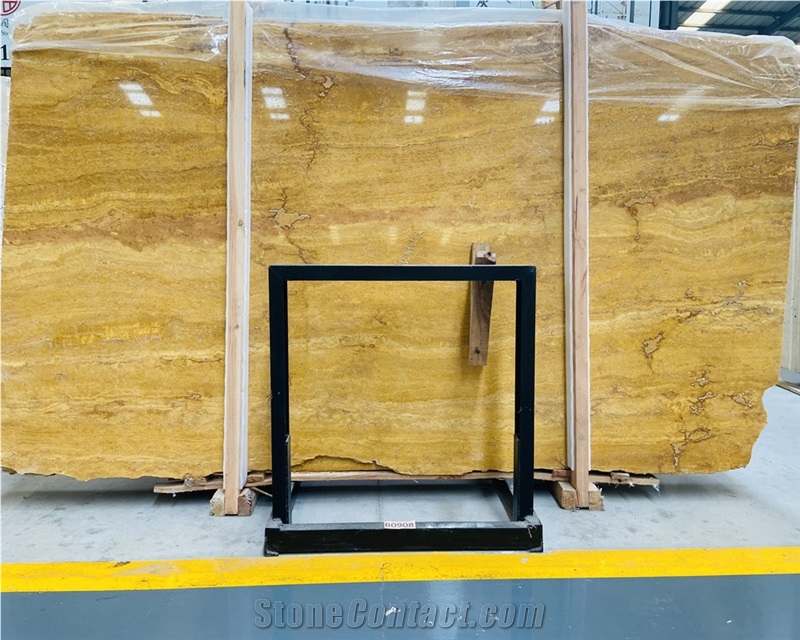 Azarshahr Lemon Travertine Slabs