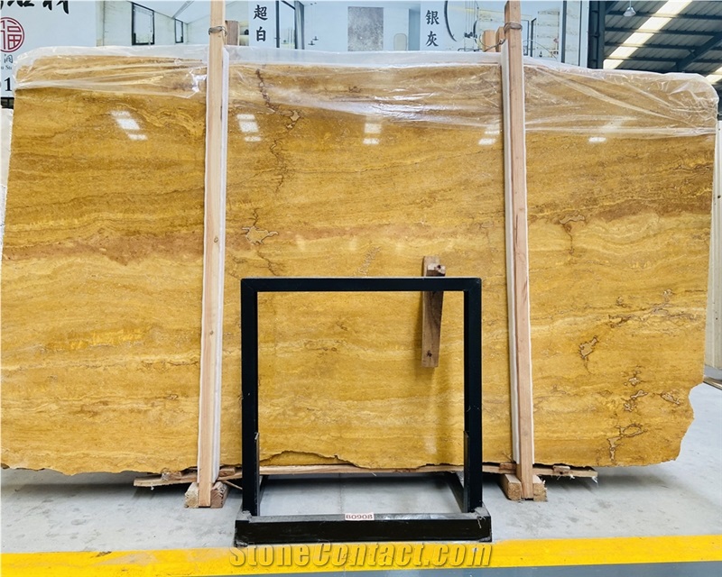 Azarshahr Lemon Travertine Slabs