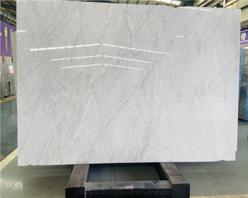 Bianco Statuario Marble Slabs For Bathroom Wall Decor