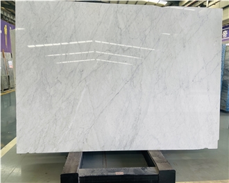 Bianco Statuario Marble Slabs For Bathroom Wall Decor
