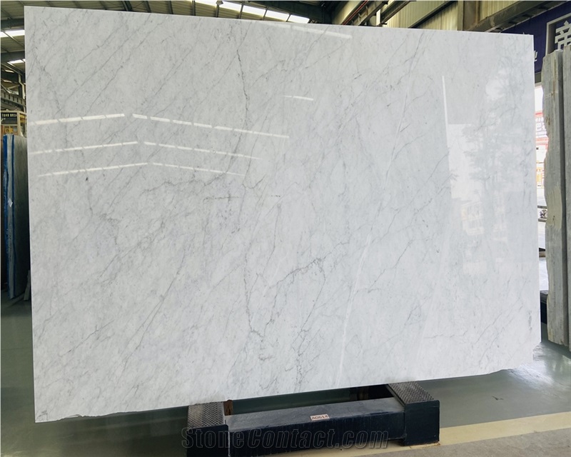 Bianco Statuario Marble Slabs For Bathroom Wall Decor