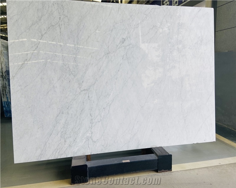 Bianco Statuario Marble Slabs For Bathroom Wall Decor