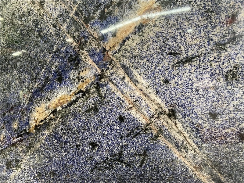 Blue Persa Granite Big Size Slabs For 10FT Island Top