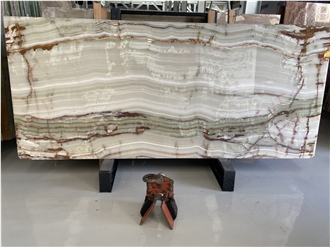 Bursa Green Onyx  Slabs For Bathroom Wall