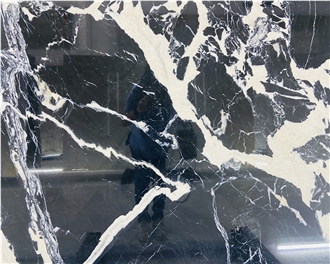 Calacatta Nero Marble Slabs