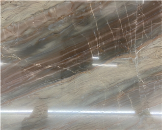 Elegant Brown Quartzite Slabs For Flooring Decor