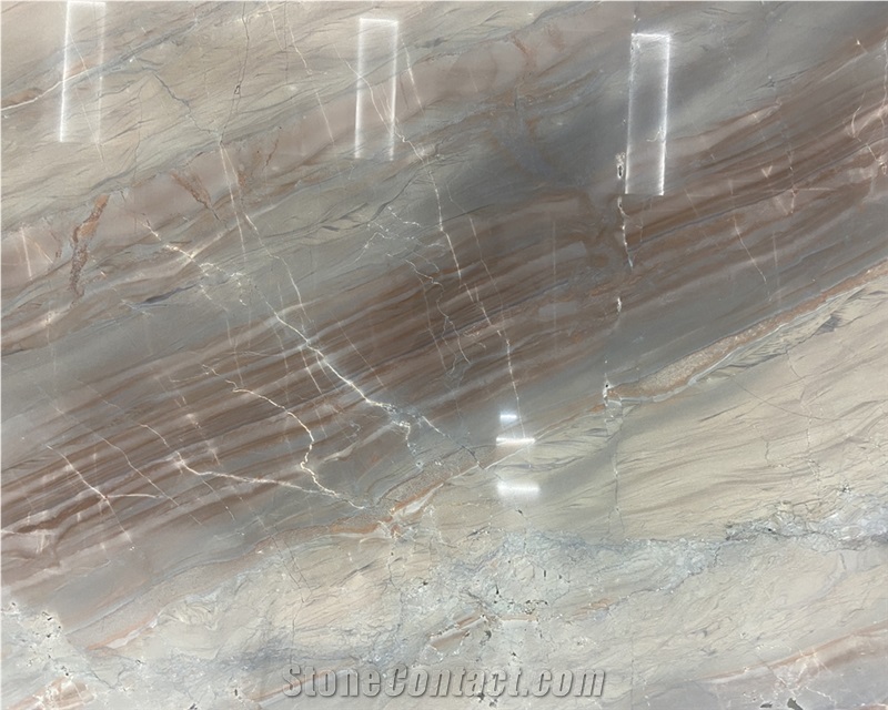 Elegant Brown Quartzite Slabs For Flooring Decor
