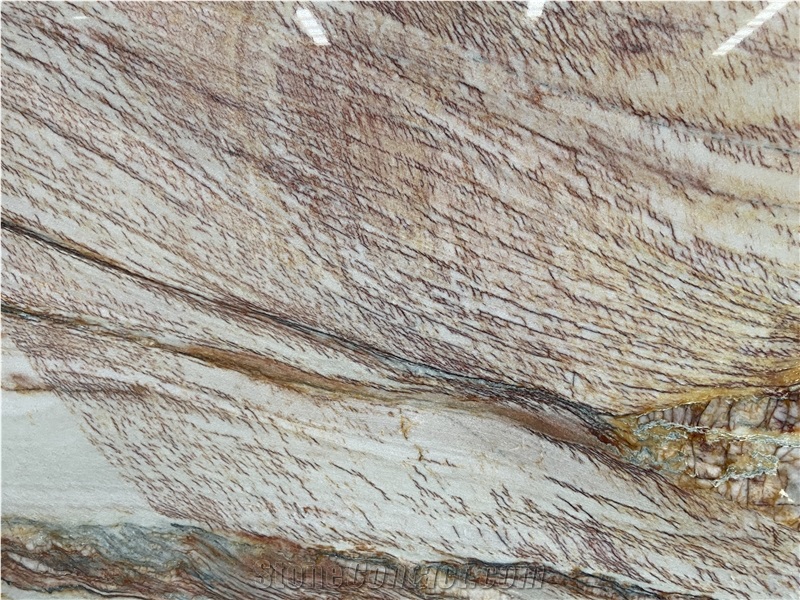 Golden Macaubas Fantasy Quartzite Slabs