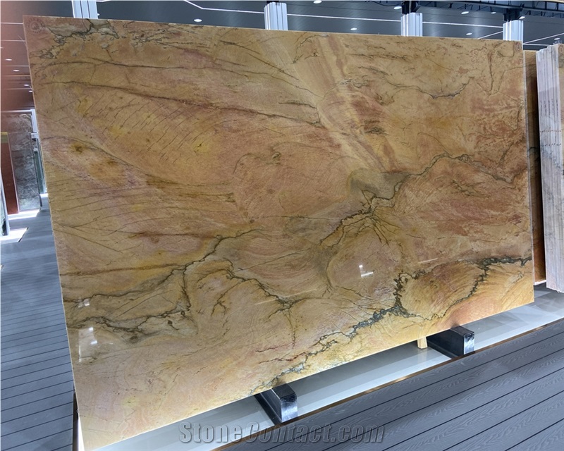 Golden Nautilus Quartzite Slabs