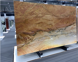 Golden Nautilus Quartzite Slabs