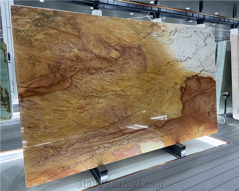 Golden Nautilus Quartzite Slabs