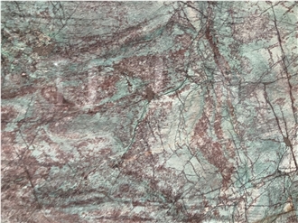 Green Fire Quartzite Slabs For Kitchen Countertops