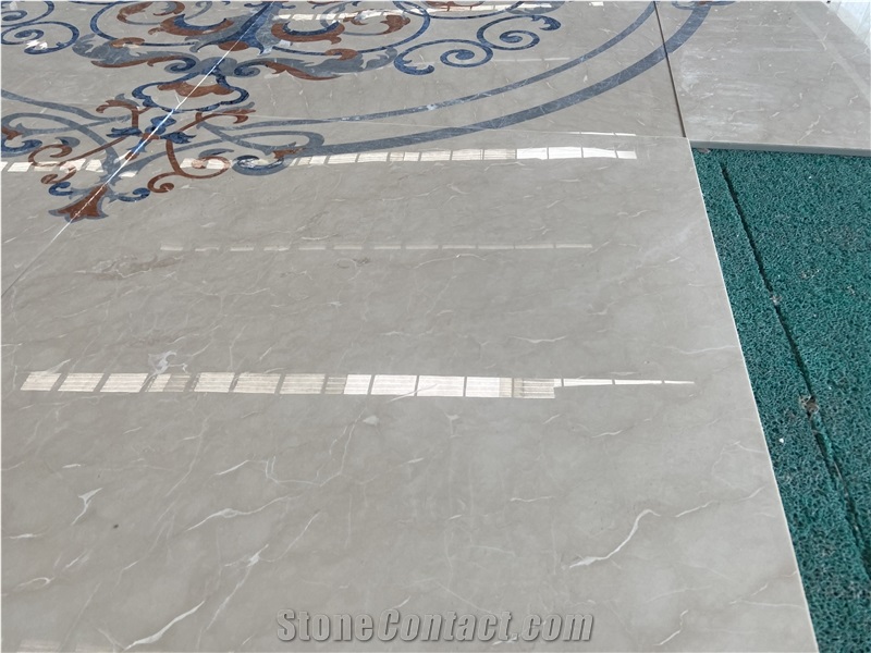 Hotel Lobby Flooring Marble Round Medallion