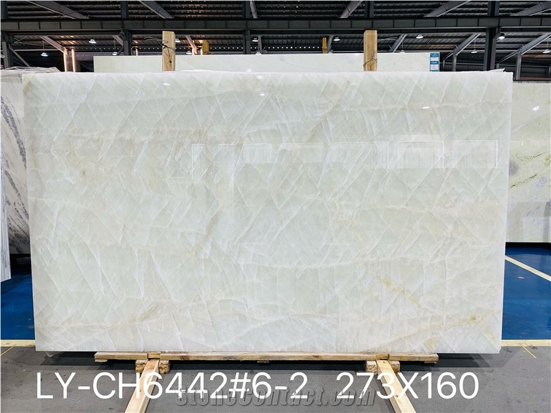 Iceberg White Marble Slabs For Feature Wall In Backlighting