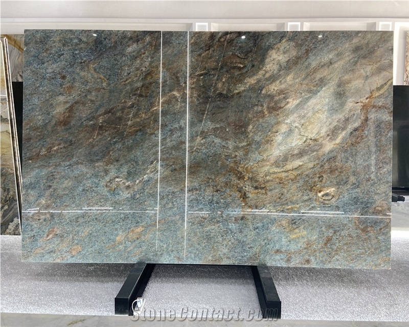 Jeriba Blue Quartzite 20Mm Thick Polished  Slabs