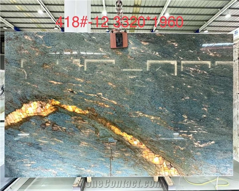 Jeriba Blue Quartzite 20Mm Thick Polished  Slabs