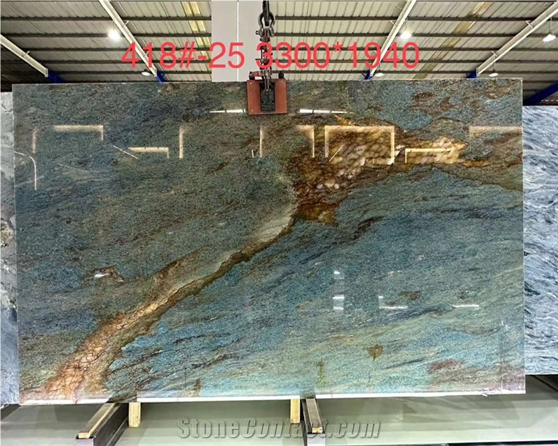 Jeriba Blue Quartzite 20Mm Thick Polished  Slabs