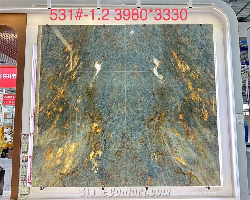 Jeriba Blue Quartzite 20Mm Thick Polished  Slabs