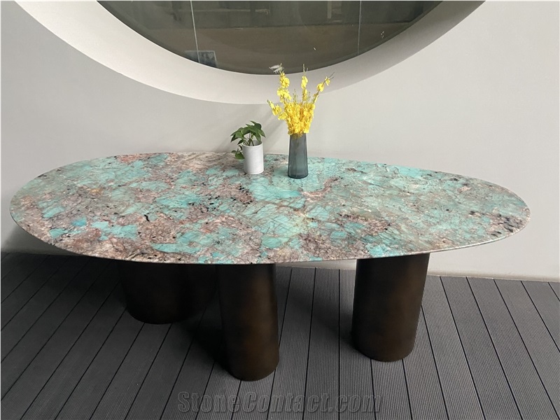 Labdar Amazonite Granite Baxter Table