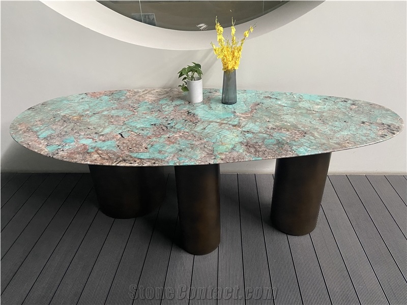 Labdar Amazonite Granite Baxter Table
