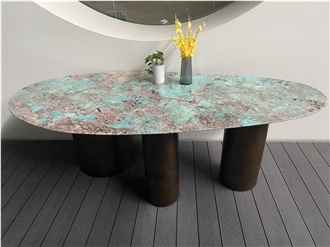 Labdar Amazonite Granite Baxter Table