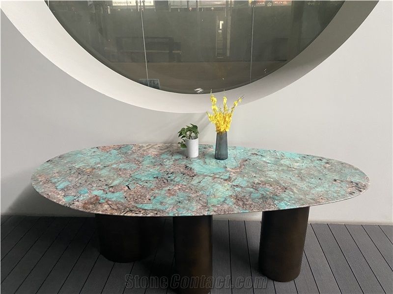 Labdar Amazonite Granite Baxter Table