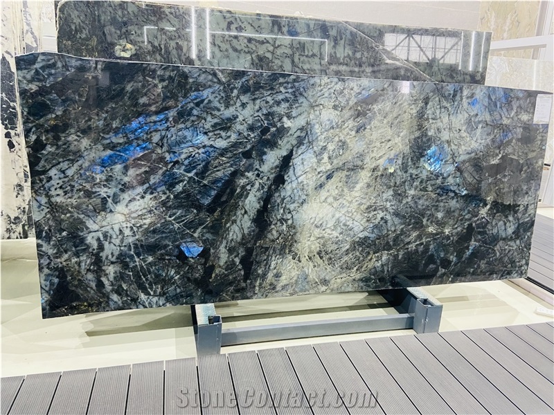 Labradorite Blue Granite Polished Slabs
