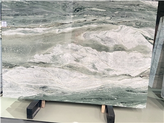 Landscape Green Marble 20Mm Polished Slabs Tiles