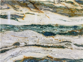 Louise Blue Quartzite For Accent Wall Slabs