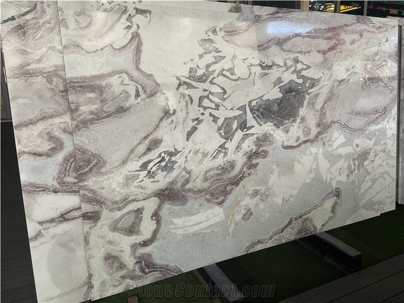 Namib White Marble 20Mm Polished Slab Pattern