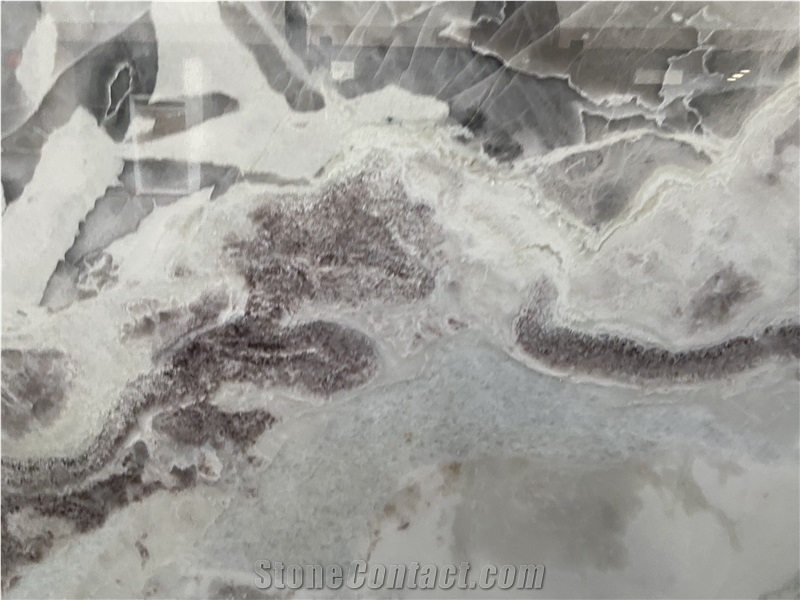 Namib White Marble 20Mm Polished Slab Pattern