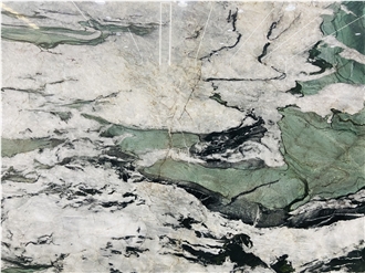 Patagonia Green Quartzite Slabs Backlight Stone Slab
